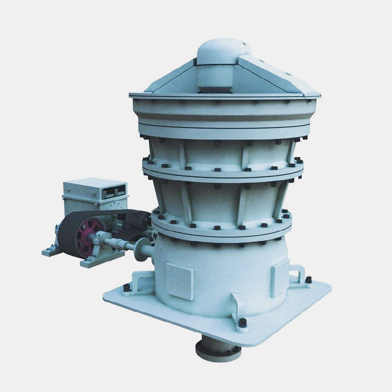 Gyratory cone crusher with large production volumes