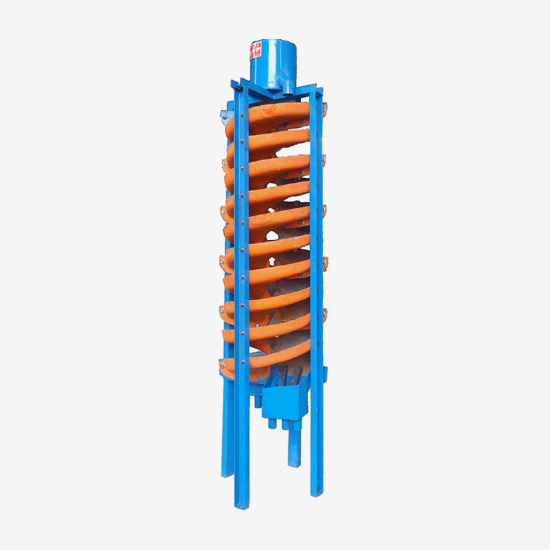 Spiral chute for open-pit mines with chute wells