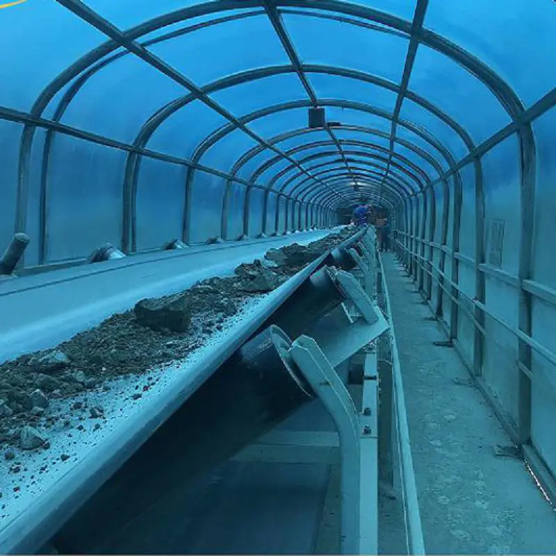 Belt Conveyor with 24-hour Uninterrupted Waterproof Design